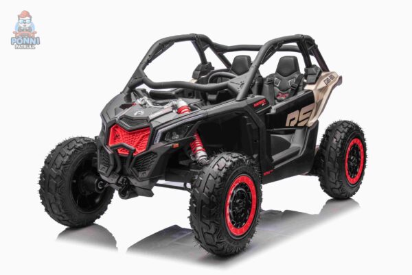 Laste elektriline CAN-AM MAVERICK UTV RS MUST, 4x200W, ÕHKREHVID