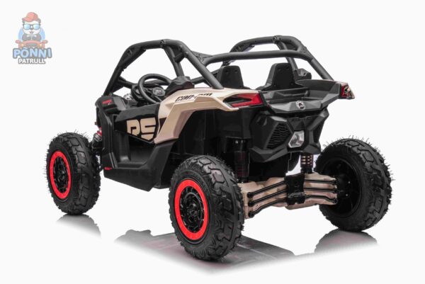 Laste elektriline CAN-AM MAVERICK UTV RS MUST, 4x200W, ÕHKREHVID - Image 3