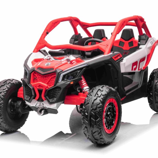 Laste elektriline CAN-AM MAVERICK UTV RS, 4x200W, PUNANE, ÕHKREHVID