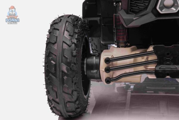 Laste elektriline CAN-AM MAVERICK UTV RS, 4x200W, PUNANE, ÕHKREHVID - Image 2