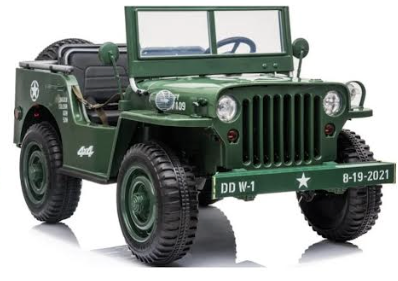 Laste elektriauto Willys, 4x200W, 3-kohaline