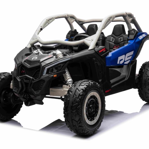 Laste elektriauto CAN-AM MAVERICK UTV RS SININE, 4x200W, ÕHKREHVID